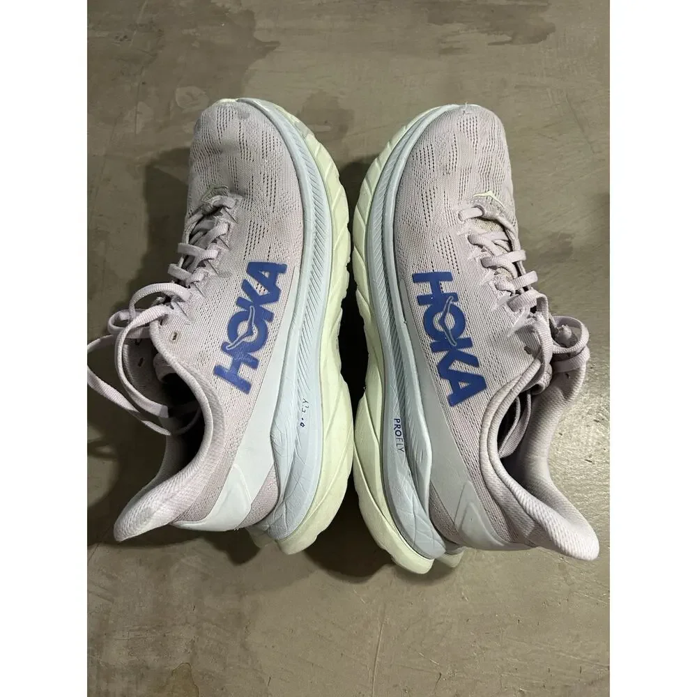 Hoka One One Shoes Womens Size 8B Mach 4 Orchid Running Sneakers 1113529 OHIB
